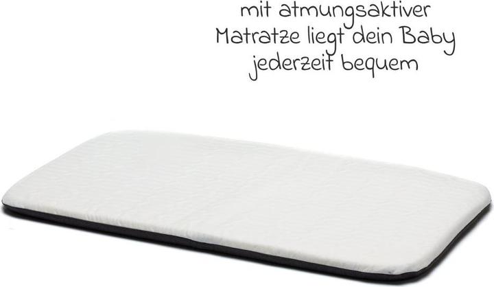 Produktbild Fillikid Beistellbett Scandic grau melange