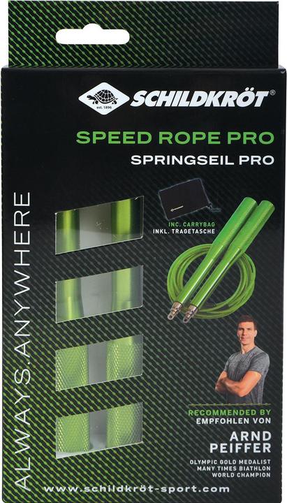 Immagine prodotto Schildkröt 960114 - Corda per saltare Pro, Speed Rope Pro, inclusa borsa per il trasporto, lunghezza corda 300 (22 cm)
