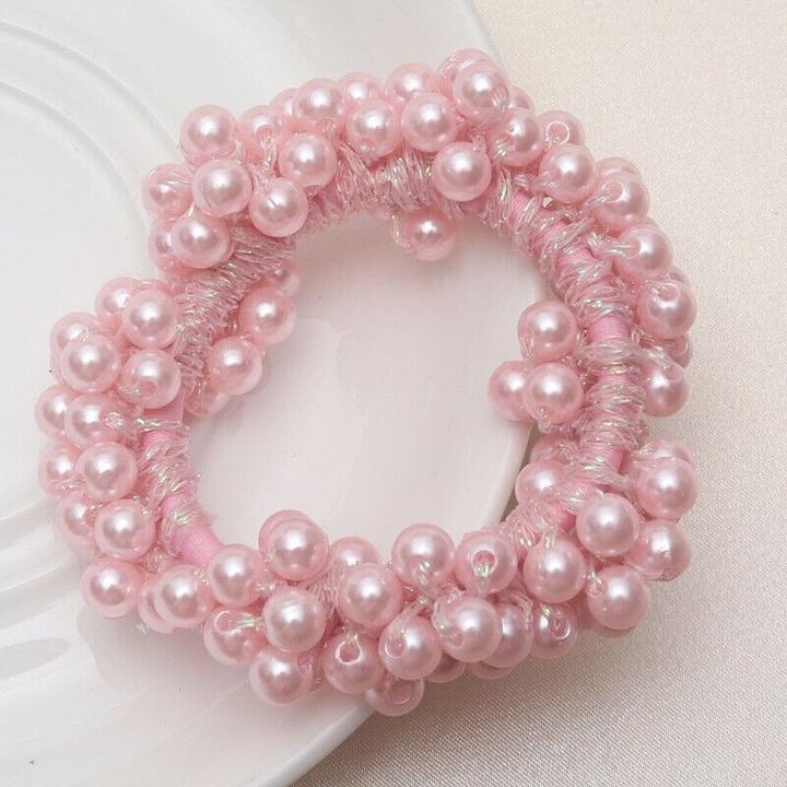 Image du produit JTI Pince à cheveux avec perles - rose (1 pcs)