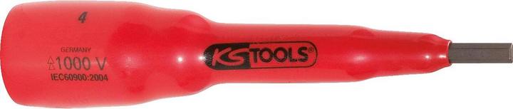 KS Tools 3/8" bit socket with protective insulation (5 mm)