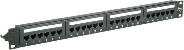 Produktbild Value Kat.6A 19/"-Patchpanel, 24 P, ungeschirmt, schwarz
