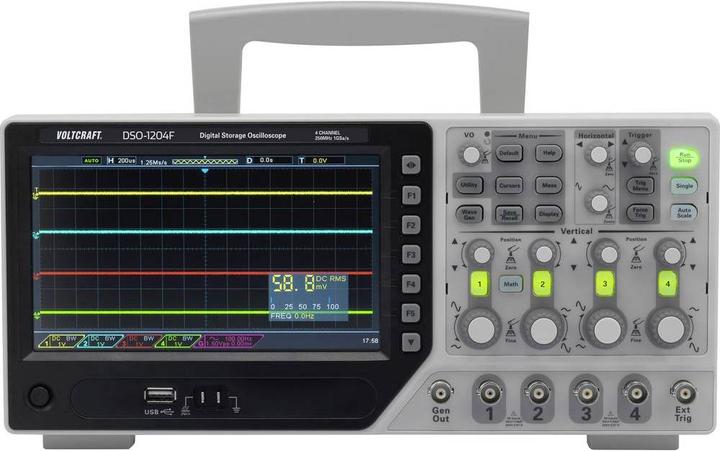 Immagine prodotto Voltcraft Oscilloscopio a memoria (CAT II 300V)