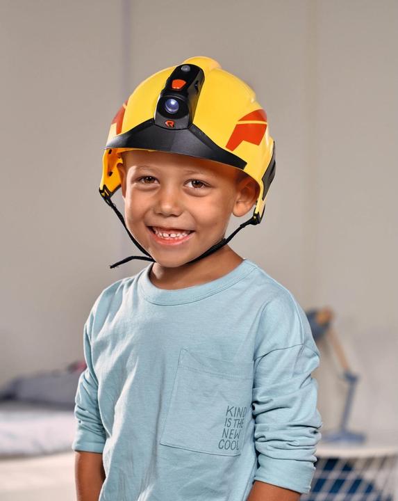 Actual product image Simba Fire helmet Rosenbauer with light