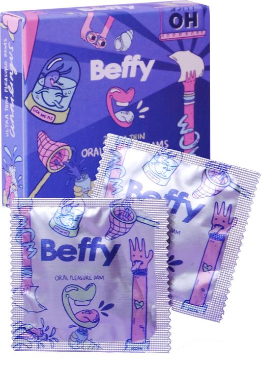 Asha International Beffy Lickpads Oralsex Tücher (2 Stk.)