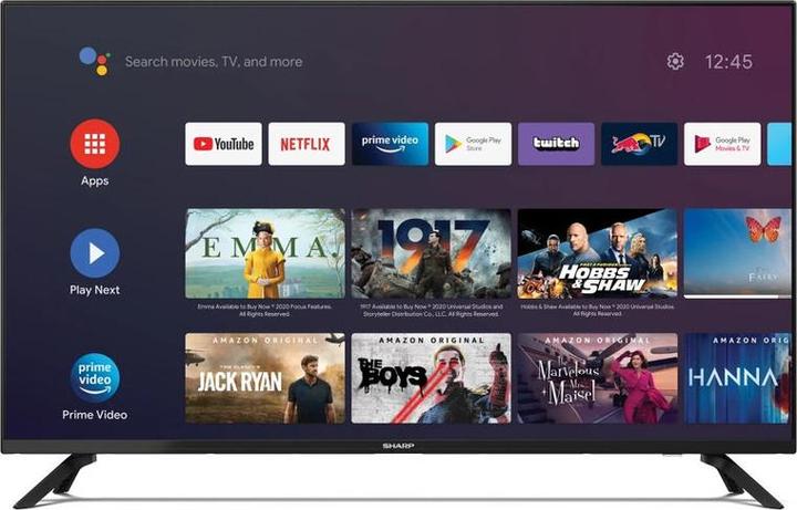 Produktbild Sharp 40FG2EA 40" (101cm) Full HD Android Frameless TV, Google Assistant (40", FG2, LED, Full HD)