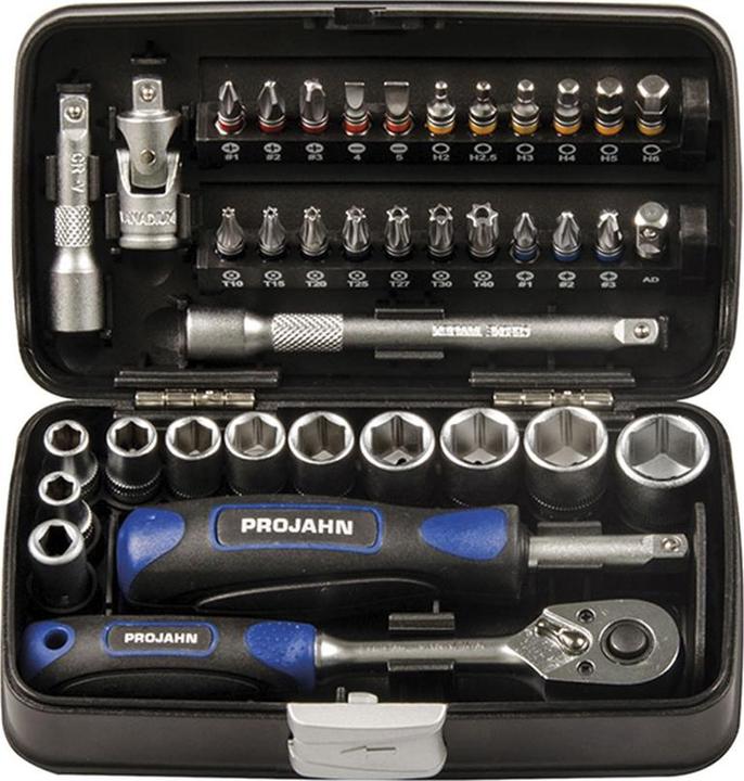 Projahn 14' Steckschlüssel und Bit Box 38 tlg (1/4")