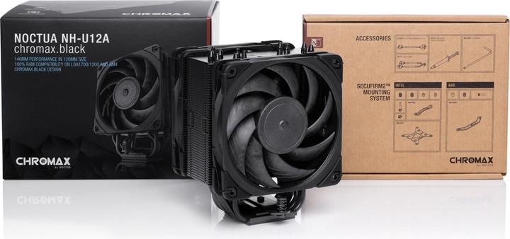 Image du produit Noctua NH-U12A chromax.black (158 mm)