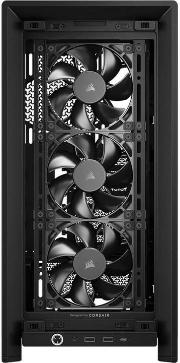 Produktbild Corsair Geh Midi FRAME 4000D RS Mid-Tower, Black (mATX, Mini-ITX, ATX, E-ATX)