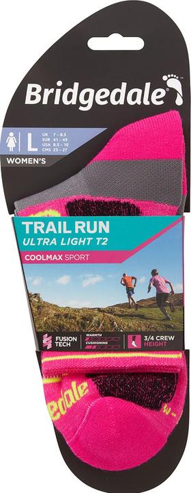 Image du produit Bridgedale Ultralight T2 Coolmax® Sport 3/4 Crew (35 - 37)