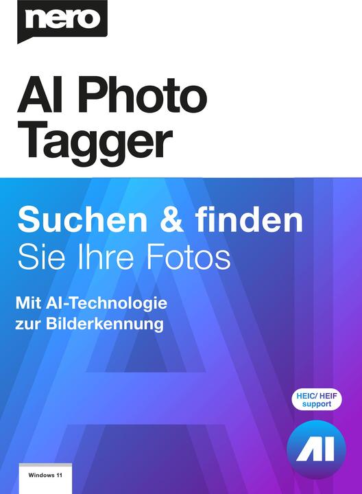 Image du produit Nero Photo AI Tagger (1 Utilisateur, 1 Périphériques/Utilisateurs, Illimité)