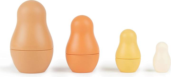 Image du produit Bieco Jouets à empiler Matriochkas en silicone Chocolate Bliss