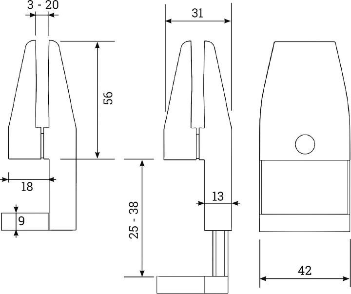 Immagine prodotto OK-Line Pannello di isolamento acustico-morsetto da tavolo L