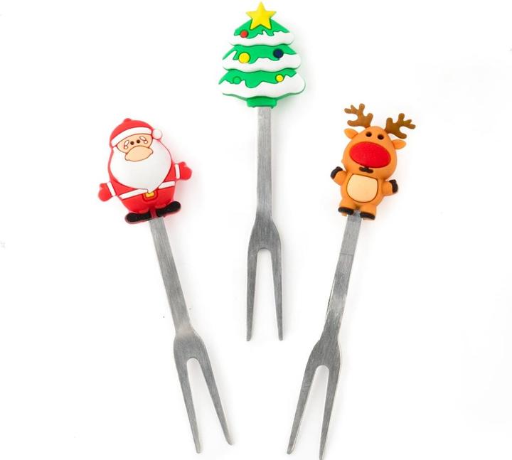 Produktbild Lekkabox Edelstahl Piekser 3er Set Weihnachten