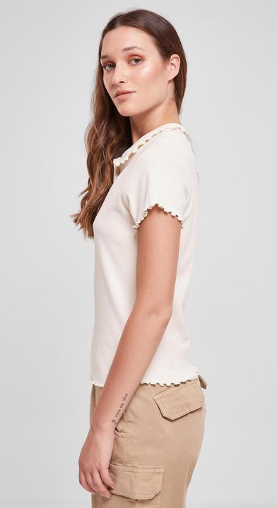 Actual product image Urban Classics Ladies Rib Polo Tee (S)