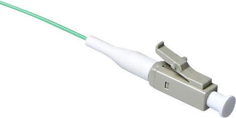Actual product image RL9695 1m LC Pigtail LSZH OM3 Aqua Fiber Optic Cable (CAT7, 1 m)