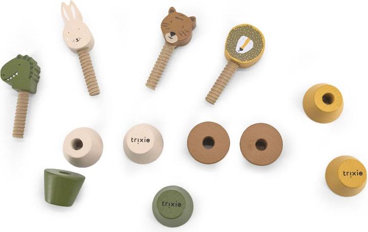 Actual product image Trixie Baby Wooden animals to screw (MQ6)