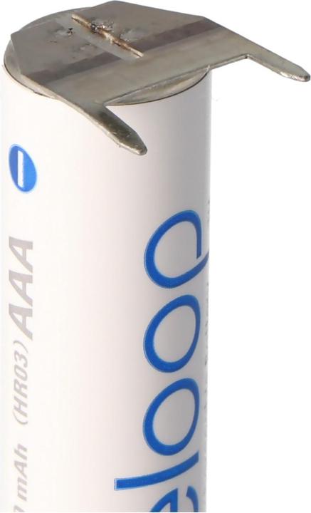 Actual product image Panasonic Battery BK-4MCC Micro AAA battery with 3 print contacts (1 pcs., AAA, 750 mAh)