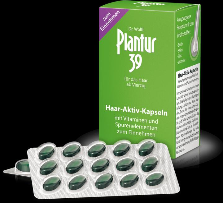 Immagine prodotto Plantur 39 Capsule attive per capelli (60 Pezzo/i, Pillole, 65 g)
