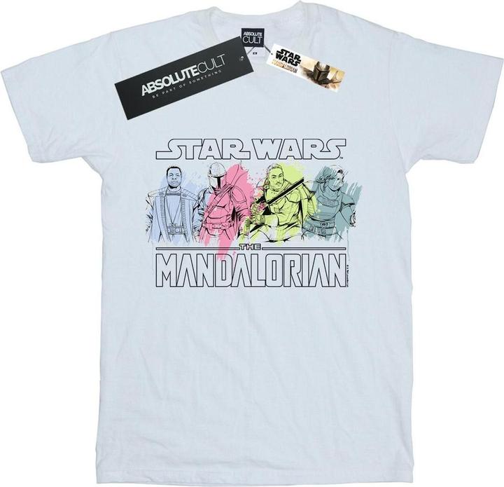 Star Wars The Mandalorian Character Pose TShirt (L)