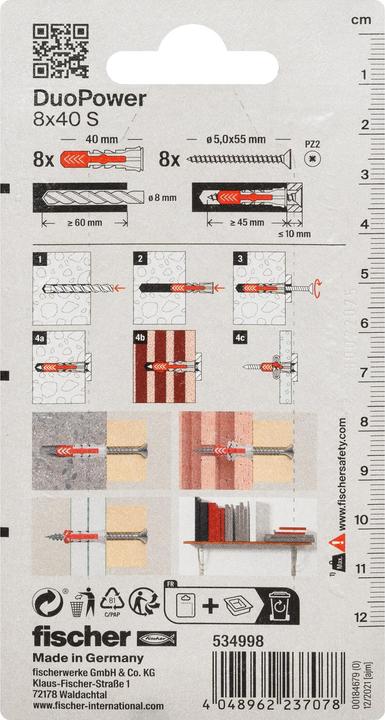 Produktbild Fischer Duopower (8 Stk.)