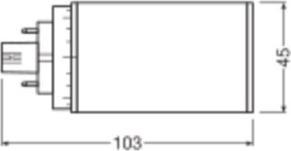 Image du produit Ledvance Lampe compacte à LED (GX24q-1, 6 W, 630 lm, 10 x, F)