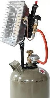 Produktbild Rothenberger Eco Piezo Gasheizstrahler ( 35985 ) 2,7 kW - 4,2 kW für Propangasflaschen 5 (4200 W)