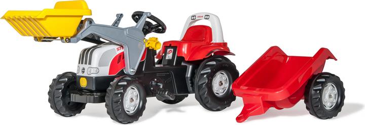 Actual product image Rolly Toys RollyKid Steyr loader and trailer