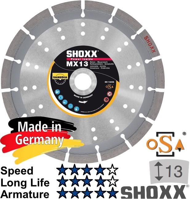 Actual product image Samedia SAME SHOXX MX13 Diamond Cutting Disc 125mm Premium 13mm 310346