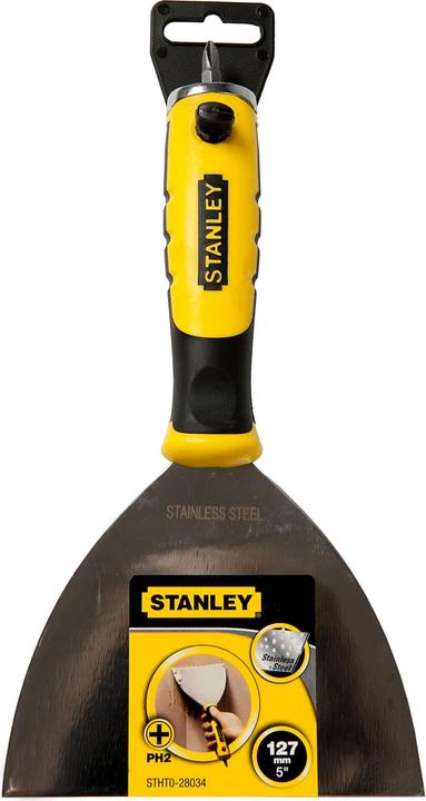 Actual product image Stanley Joint spatula Blade width 127 mm Two-component stainless steel handle (13 cm)