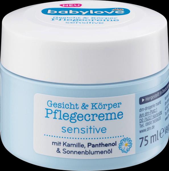 Actual product image dm babylove Care cream sensitive