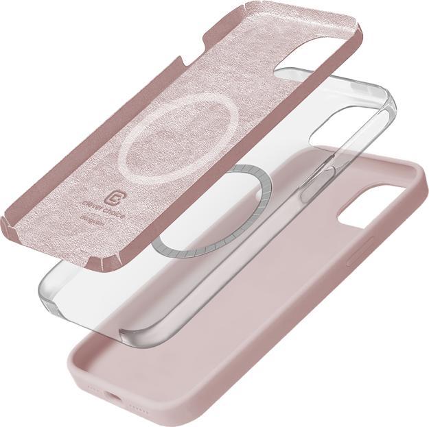 Actual product image Crong Colour Cover Magnetic - iPhone 15 MagSafe case (sand pink) (Apple iPhone 15)