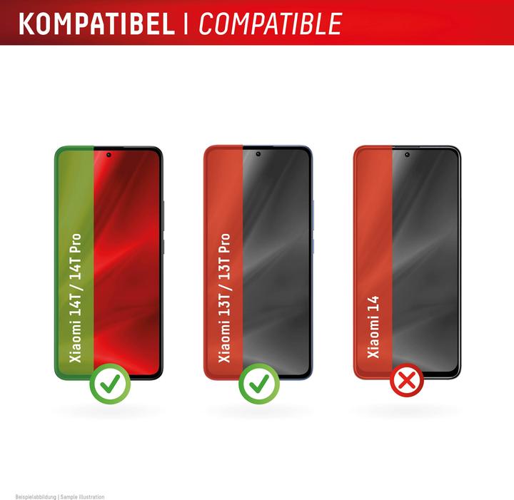 Produktbild Displex Real Glass, 2D Panzerglas (1 Stück, Xiaomi 14T Pro, Xiaomi 14T)