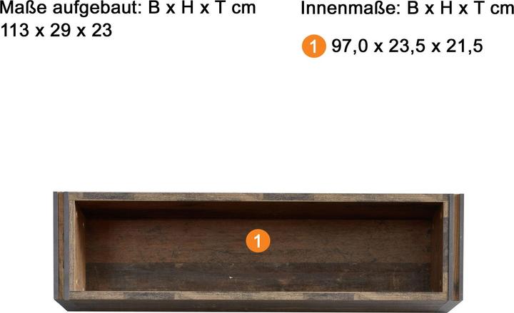 Productafbeelding Trendteam Prime Pier (113 x 23 x 29 cm)