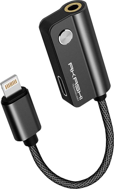 Produktbild Akashi Lightning Audio- & Ladeadapter (Lightning, 3.5mm Klinke)