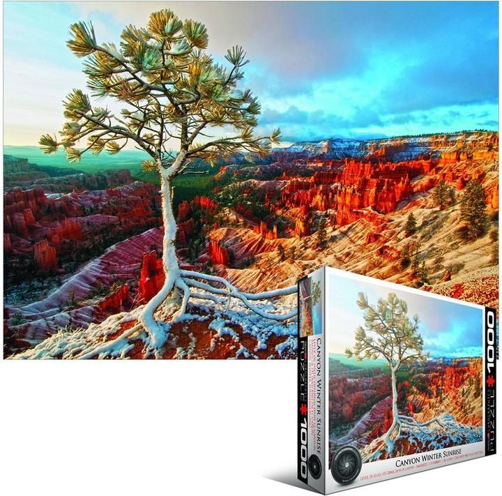 Actual product image Eurographics Grand Canyon Winter Sunrise. (1000 pieces)