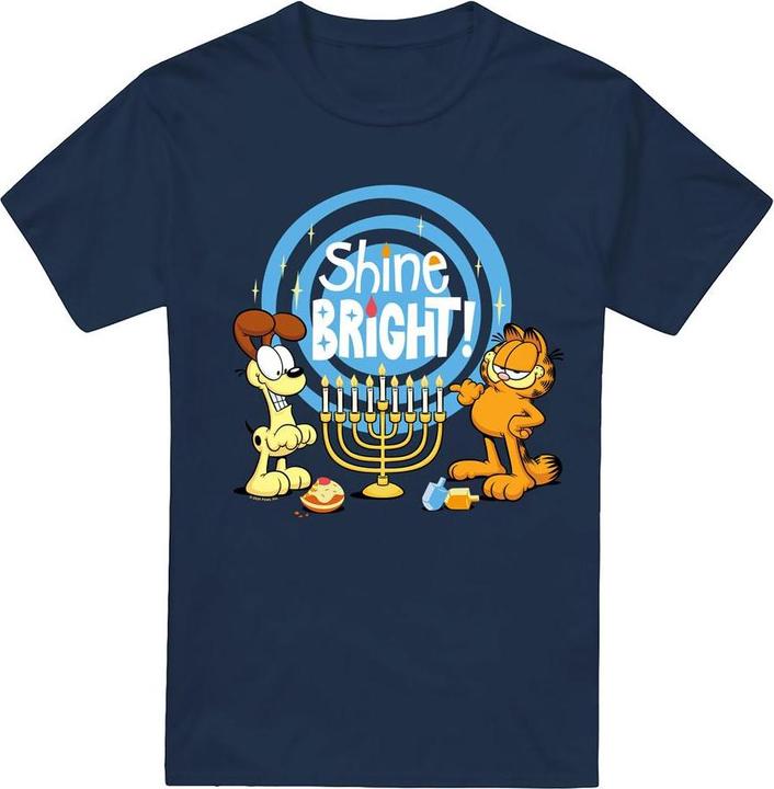 Garfield Shine Bright For Hanukkah TShirt