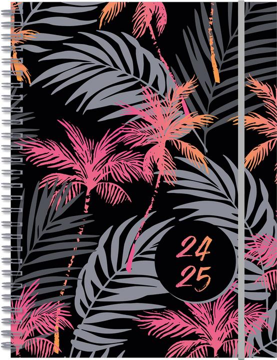 Image du produit Simplex Agenda scolaire Emotions 24/25 500212.25 1T/1S 12M Jungle ML 12x16.5cm (A6, Allemand)