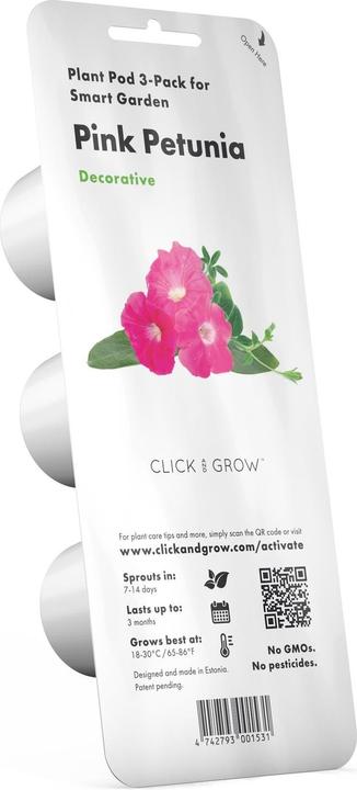 Produktbild Click and Grow Saatgut Pinke Petunie 3er-Pack (Pflanzensamen)