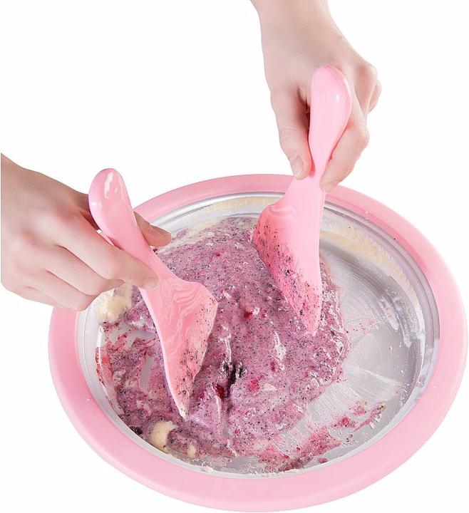 Produktbild Tokio Kitchenware 2-mal: Eis-Teppanyaki-Platte zum Zubereiten von Ice Cream Rolls aus Speiseeis