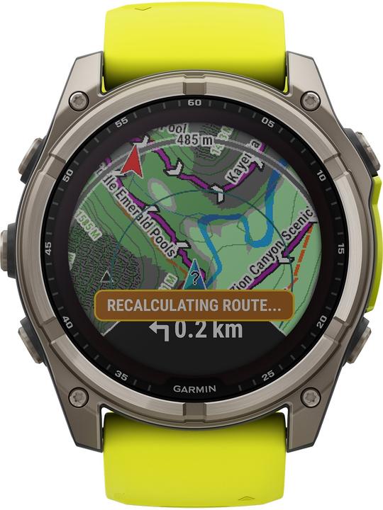 Actual product image Garmin Fenix 8 Solar Sapphire Titanium (51 mm)