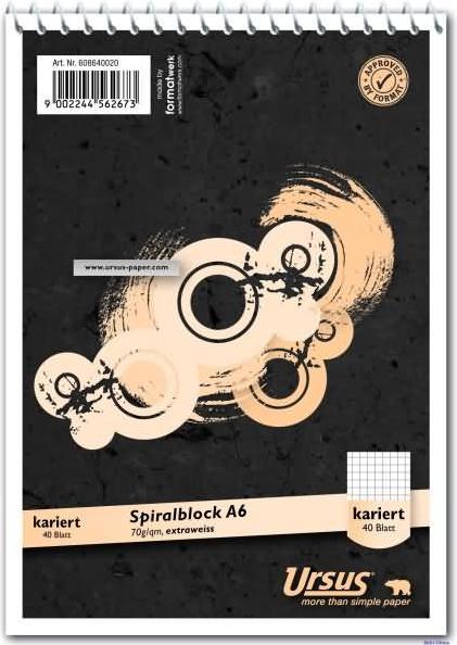 Produktbild Ursus Spiralblock (A6, Kariert)