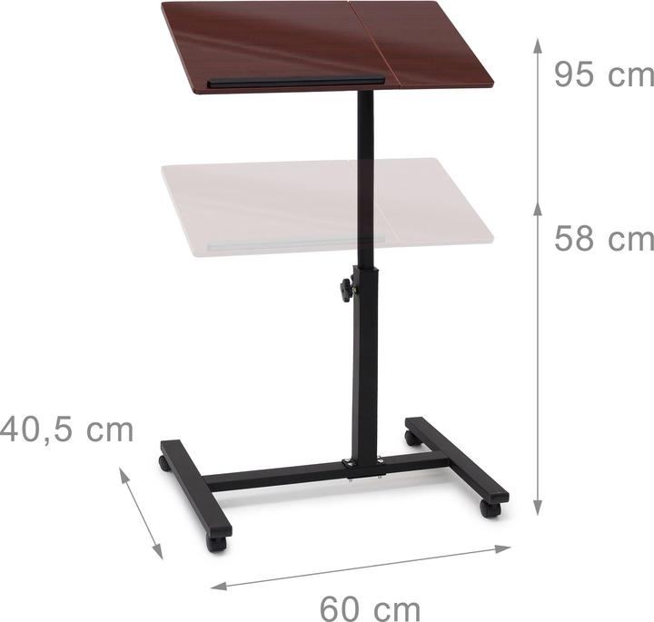 Actual product image Relaxdays Laptop table
