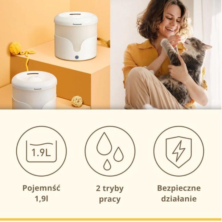 Actual product image Panasonic Pet Drinking Fountain (1.90 l)