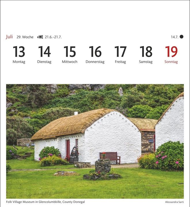 Image du produit Harenberg Irland Sehnsuchtskalender 2026 - Wochenkalender mit 53 Postkarten (Allemand)