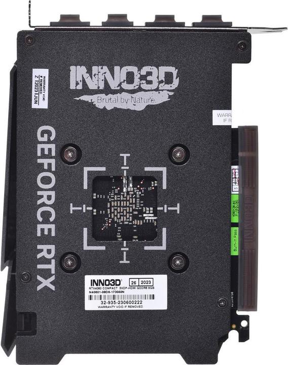 Actual product image Inno3D GeForce RTX 4060 Compact (8 GB)