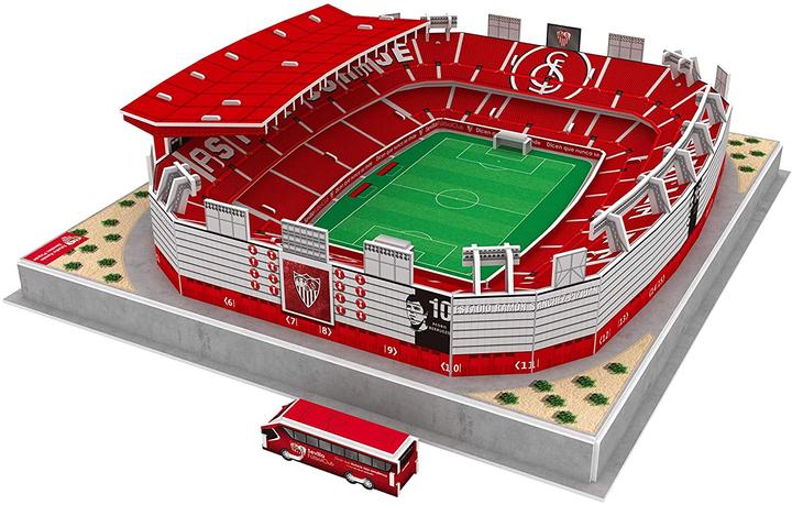 Produktbild Eleven Force FC Sevilla Stadion 3D Puzzle mit LED | FC Sevilla Ramon Sanchez Pizjuan Stadion 3D Puzzle (100 Teile)