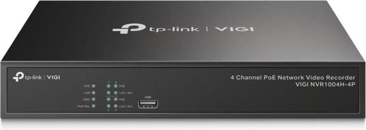 Produktbild TP-Link 4 Channel PoE NVR 2TB HDD (Netzwerk Videorecorder (NVR))