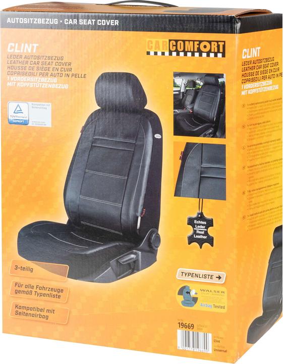 Produktbild CarComfort Autositzbezug Leder Clint