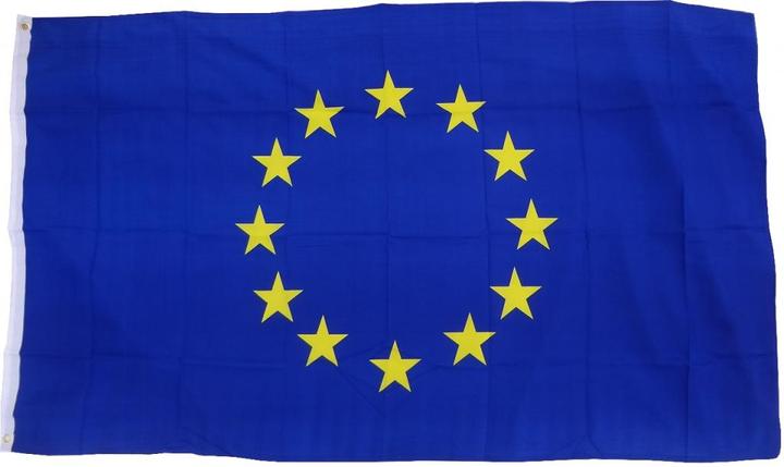 trends4cents XXL Flagge Europa 250 x 150 cm Fahne mit 3 Ösen 100g/m² Stoffgewicht Hissflagge Hiss