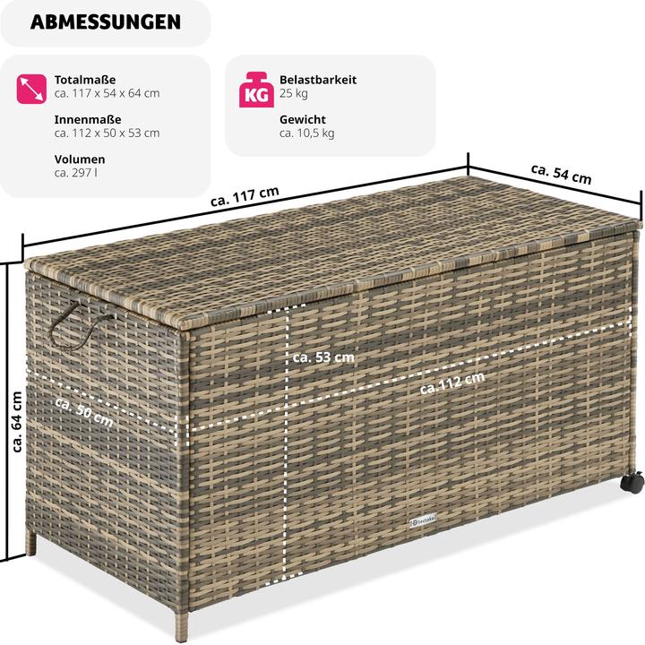 Produktbild tectake Auflagenbox